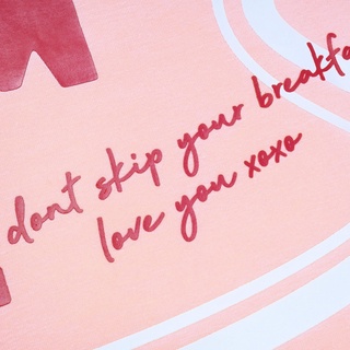Grimm DC Áo Hungry love | Breakfast // Pink