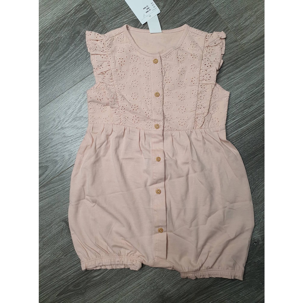 Bộ áo liền quần romper siêu xinh HM auth cho bé