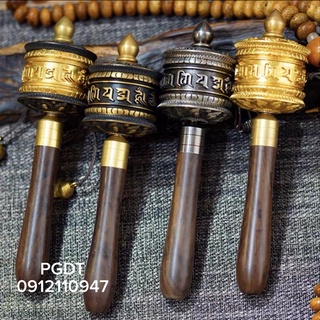 Chuyển kinh luân cầm tay bằng đồng mini cao cấp