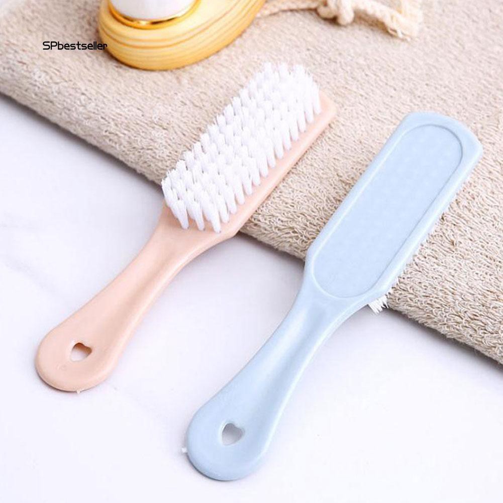 Bàn chải cán nhựa lông mềm vệ sinh giày dép đa năng tiện dụng