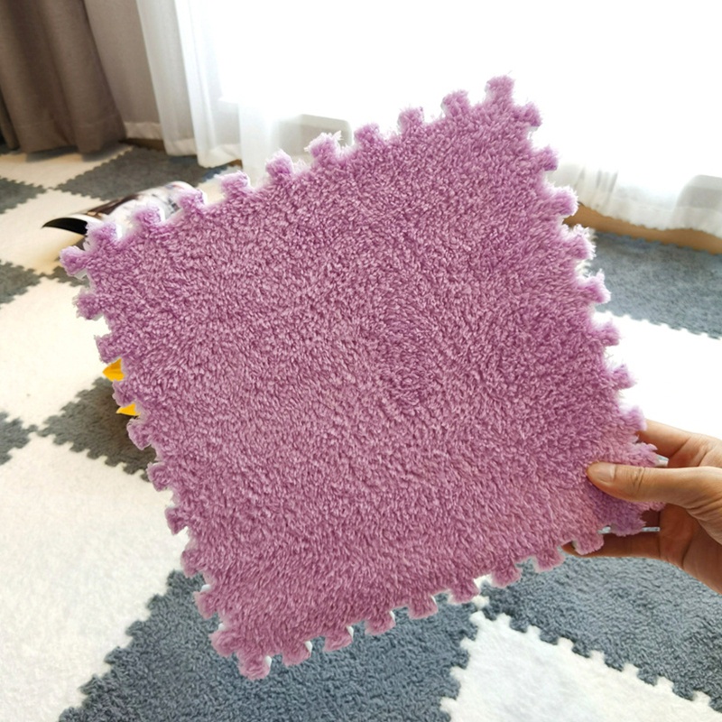 1 Thảm Xốp Lắp Ghép DIY Màu Sắc Trơn Trang Trí Sàn Nhà Cho Bé