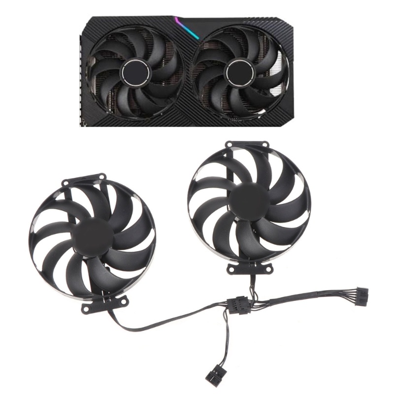 Quạt Tản Nhiệt Card Đồ Họa Dip PLA09215B12H VGA Cho DUAL RTX 3060 6Pin 12V 0 5A