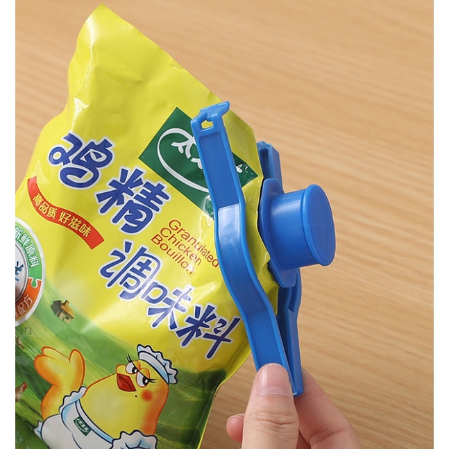 Dụng Cụ Kẹp Miệng Túi Có Nắp Đậy Tiện Lợi