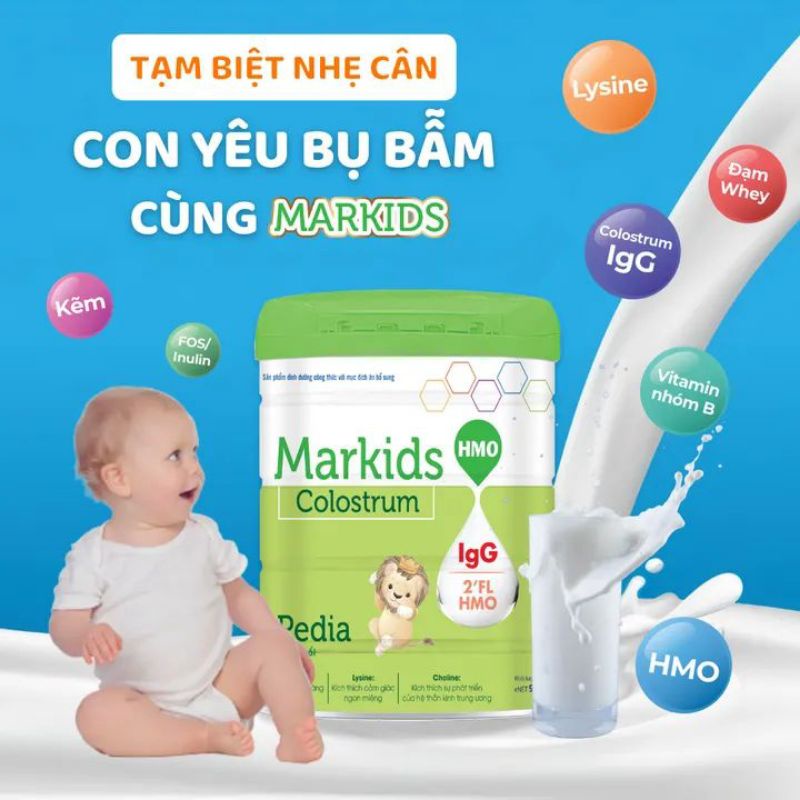 sữa công thức markids pedia, dành cho trẻ từ ( 1- 15 tuổi )