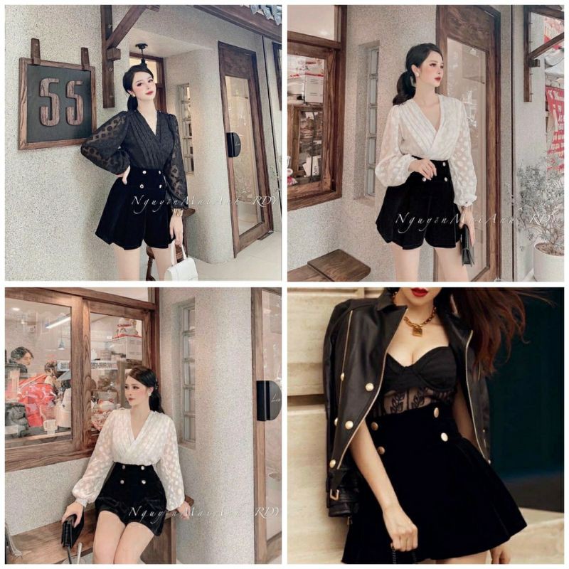 QUẦN SHORT XÒE 4 CÚC SIÊU ĐỈNH.