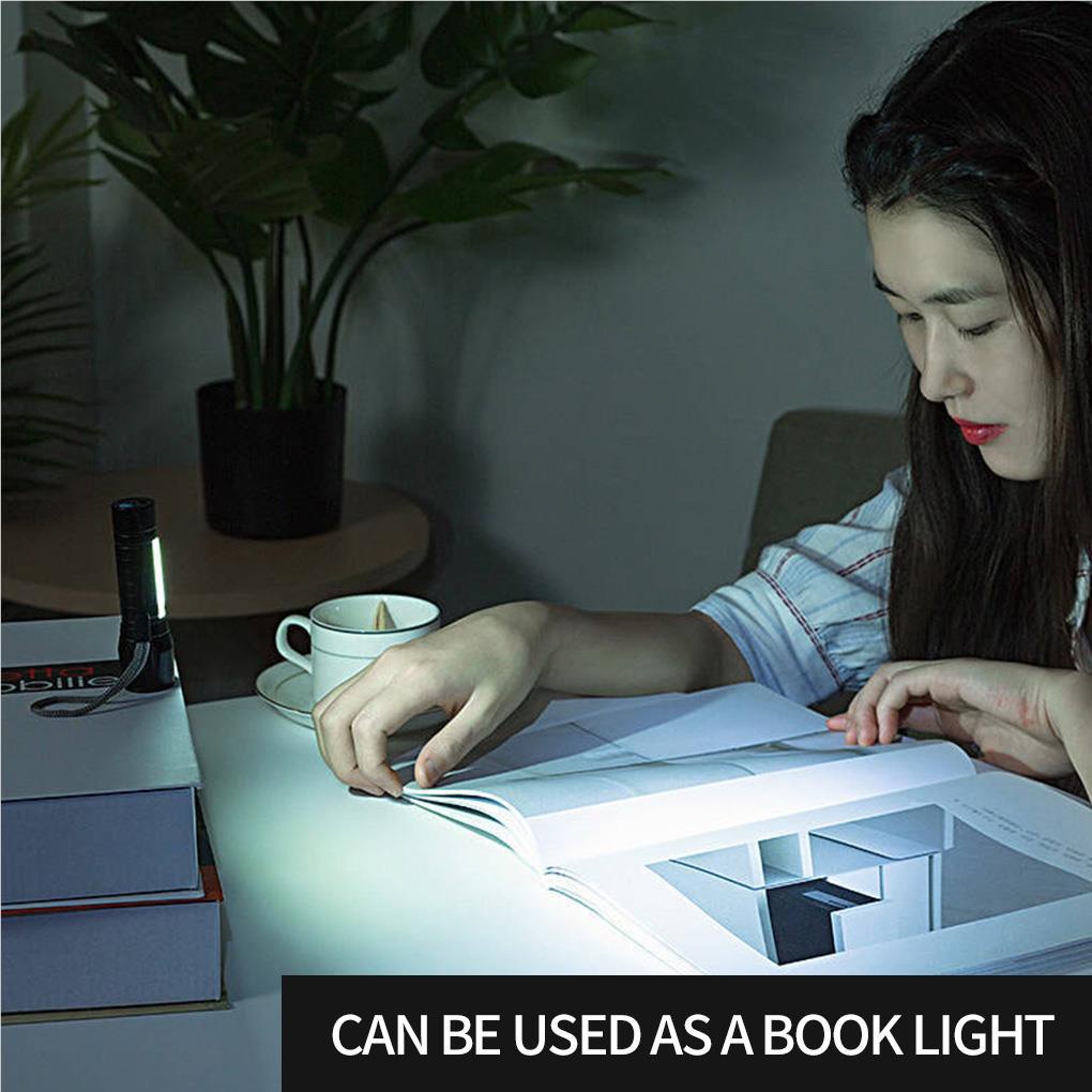 Đèn Pin Bóng LED Sạc USB Chống Thấm Nước Kèm Dây Treo Tiện Dụng