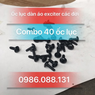 Combo 40 Ốc lục dàn áo Exciter135 và EX150