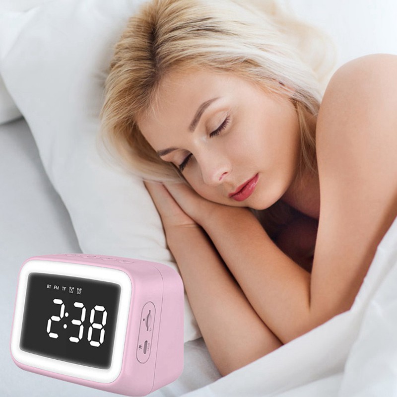 Đồng Hồ Báo Thức Kĩ Thuật Số Cho Phòng Ngủ (Màu Hồng)