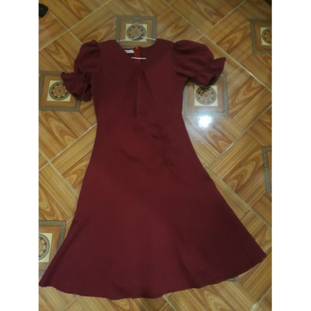 Váy Bemine tay bồng đuôi cá xòe