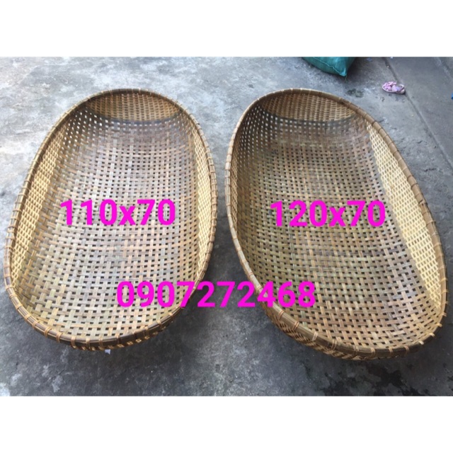 Nôi tre 120x70 đã hơ sạch dằm tặng vòng dâu tằm