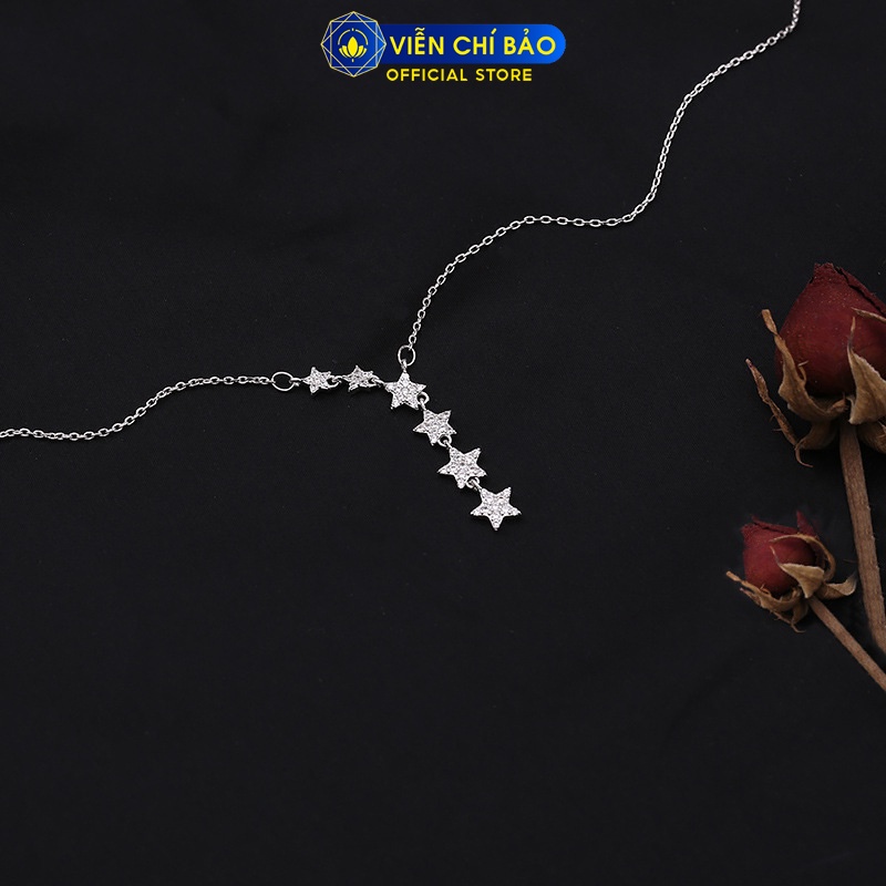 Dây chuyền bạc nữ Dải Ngân Hà chất liệu bạc 925 thời trang phụ kiện trang sức nữ Viễn Chí Bảo D400801