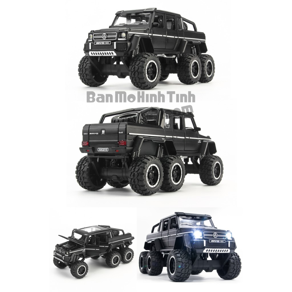 Mô hình xe Mercedes Benz G63 AMG 6x6 1:32 Newao Alloy