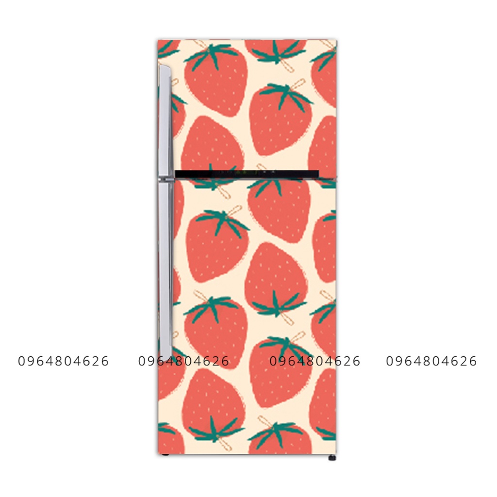 Miếng dán tủ lạnh Decal dán tủ lạnh dễ thương hình dán cute chất liệu chống thấm nước siêu bền dễ dàng vệ sinh TL402