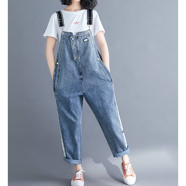 G648 Yếm bò thời trang big size freesize phong cách cá tính form thể thao | BigBuy360 - bigbuy360.vn