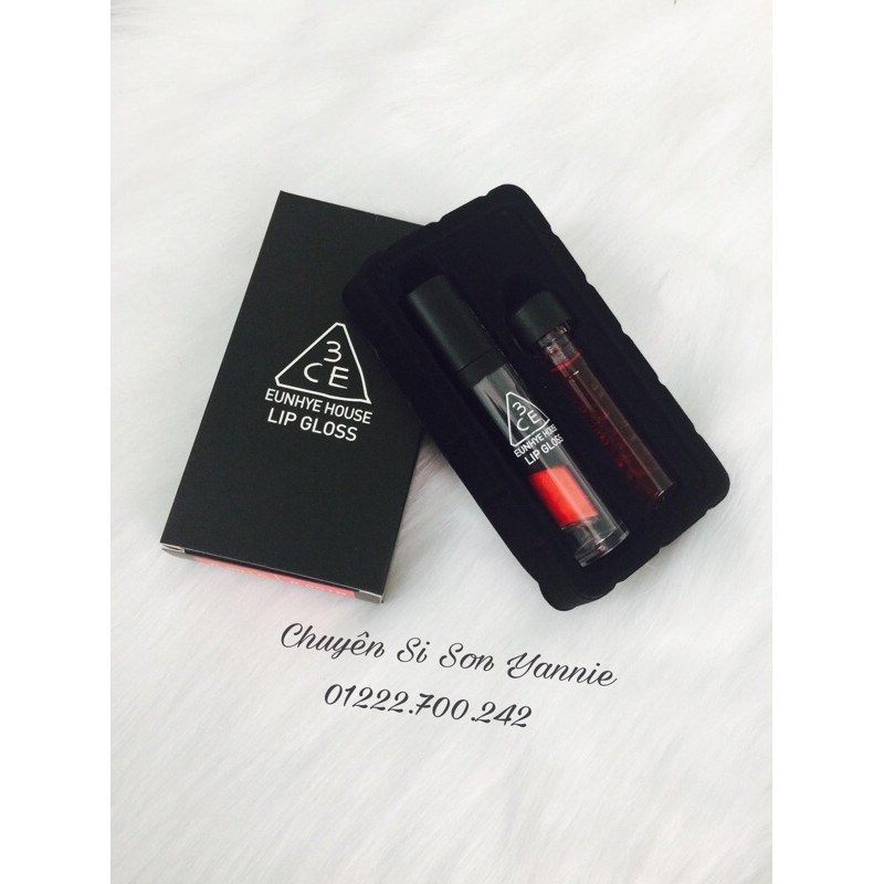 Son tint 3C.E kèm lõi thay thế  đỏ cam và đỏ cherry