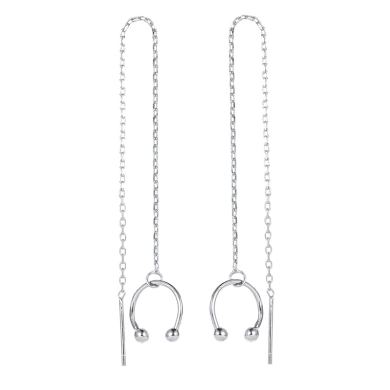 Đôi khuyên tai chữ C thời trang cho nữ