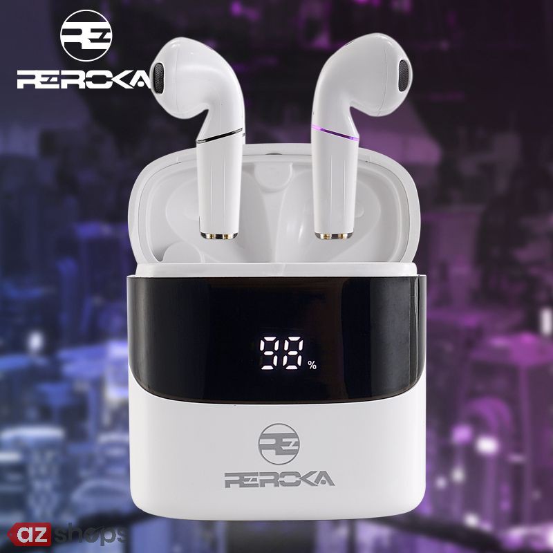 Tai Nghe True Wireless REROKA - CYBORG Bluetooth V5.0 - Hàng chính hãng