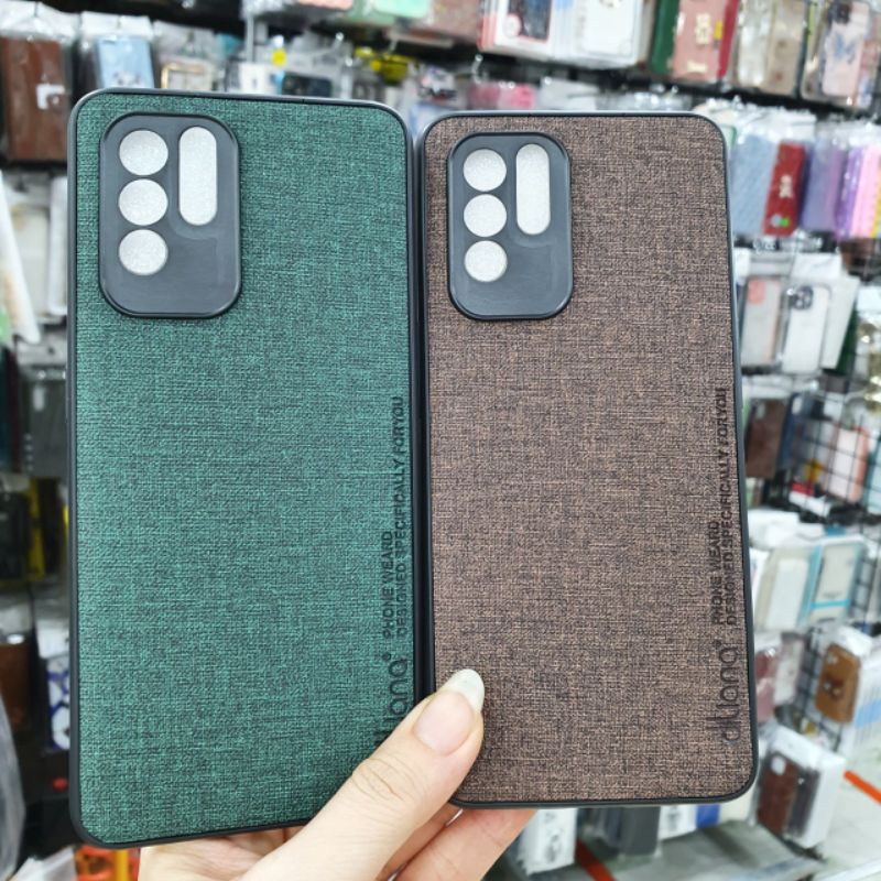 Ốp lưng Oppo Reno 6 5G / 6Z dẻo màu lưng vải có bảo vệ camera hàng loại tốt