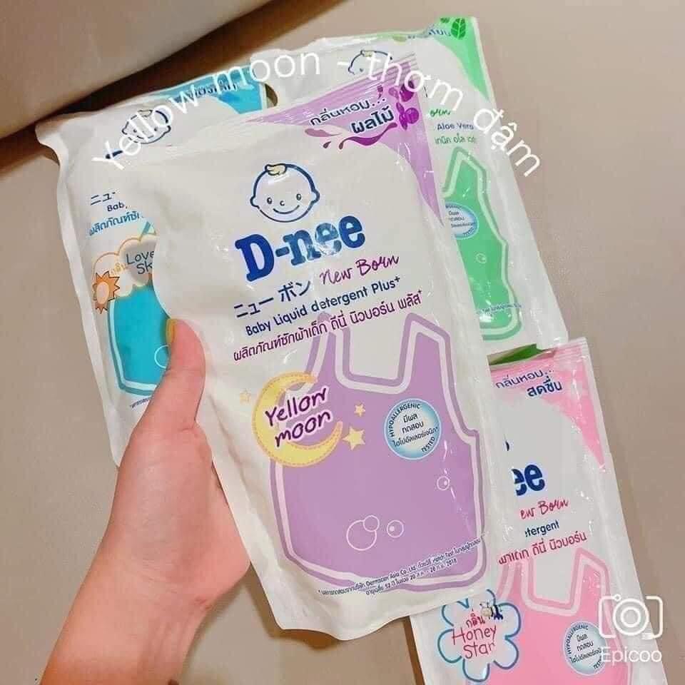 Nước giặt Dnee túi 600Ml hàng nội địa chính hãng Thái Lan hương thơm bền lâu