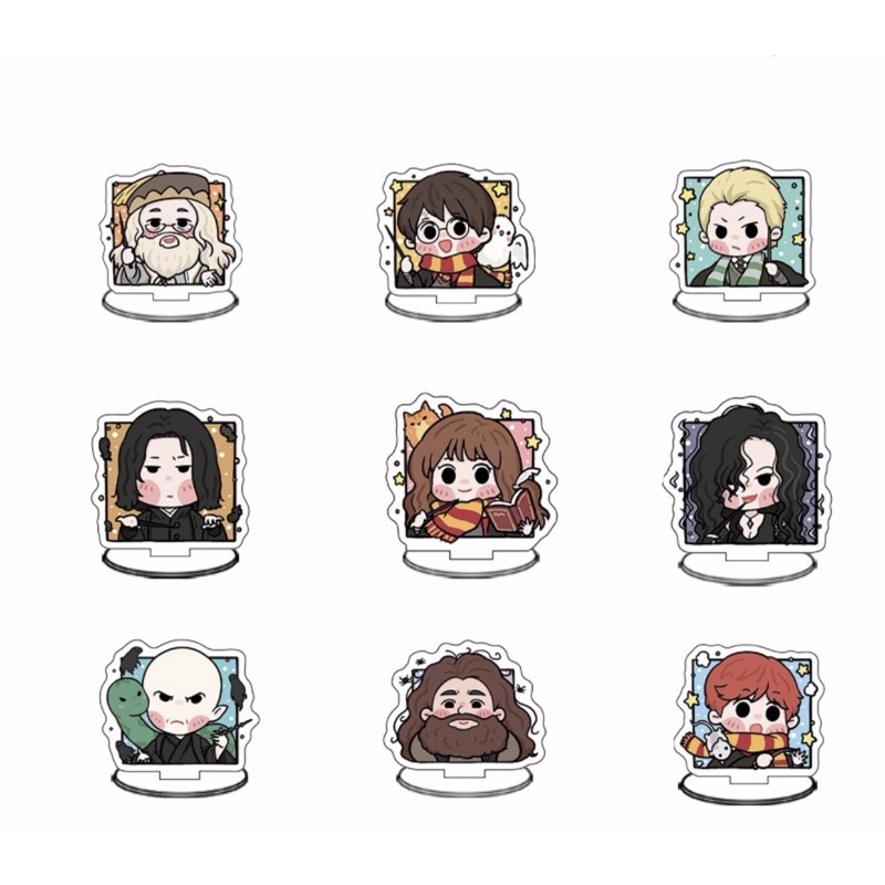 Set 9 mô hình harry potter