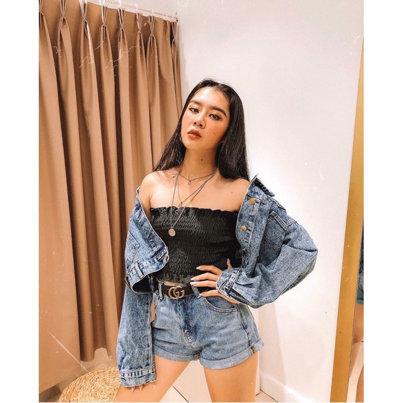 Áo Ống Nhún Siêu Phẩm Hàng Chuẩn Ulzzang