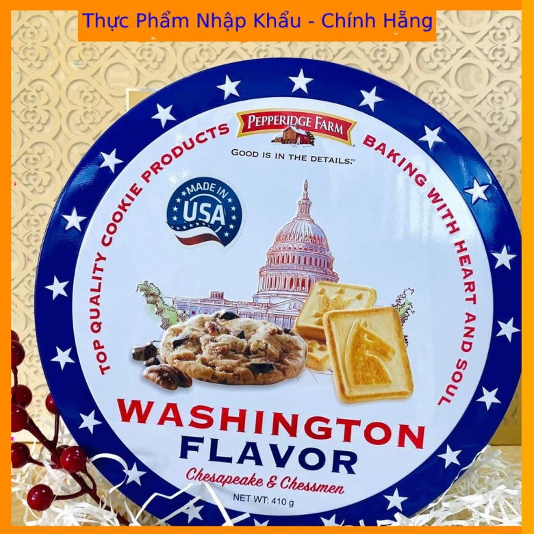 Hộp bánh Mỹ Washington Flavor Pepperidge Farm 426g