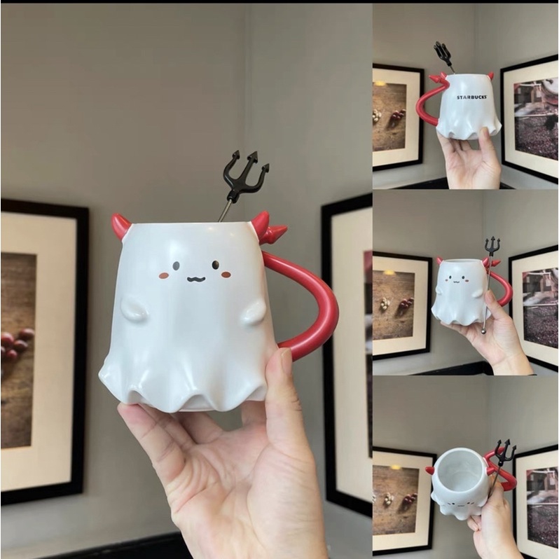 Ly mug sứ devil Starbucks chính hãng phiên bảng limited