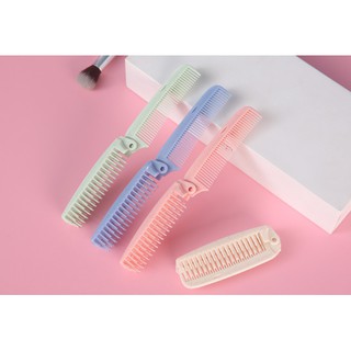 Lược chải tóc lúa mạch 2 đầu chải - Gấp gọn - mát xa đầu