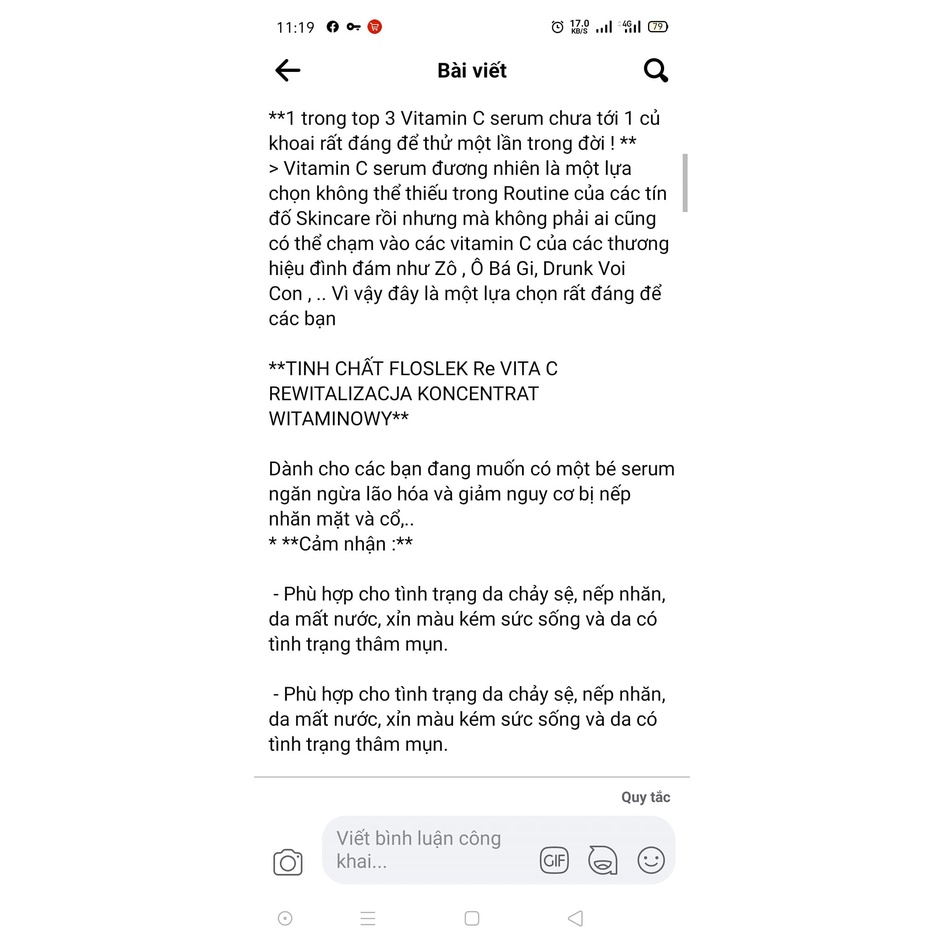 Serum Re VitaC FLOSLEK Plant Retinol Ba lan