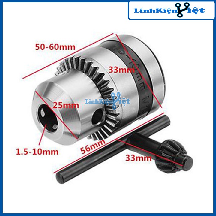 ĐẦU KẸP MŨI KHOAN 3 CHẤU BRIED 0.6-6MM