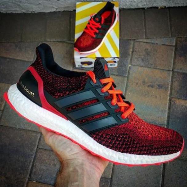 New XẢ KHO [FREESHIP - SẴN] [Chính Hãng] Giày ADIDAS ULTRA BOOST SOLAR RED BLACK NAM NỮ . 2020 > ✭ ‣ hot " . ｡ >