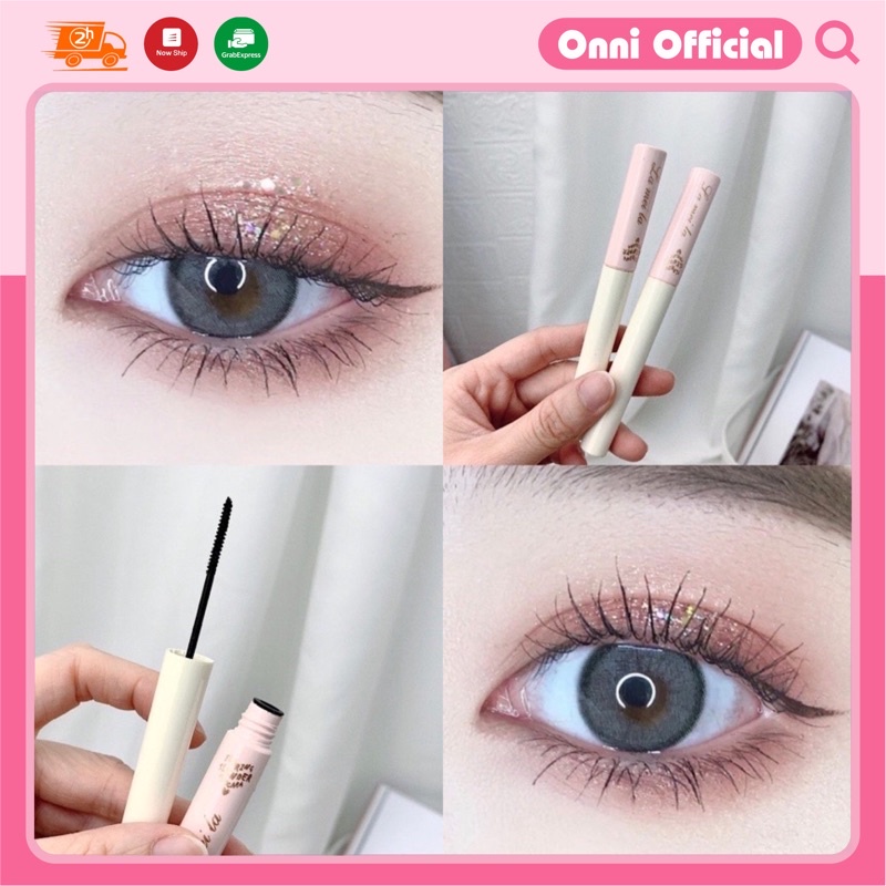 Mascara siêu mảnh tơi mi Lameila Skinny Microcara vỏ hồng Onni Official