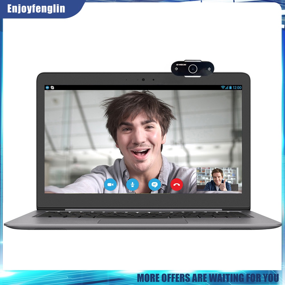Webcam 720P HD USB 2.0 có micro hỗ trợ phát sóng trực tuyến cho máy tính | BigBuy360 - bigbuy360.vn