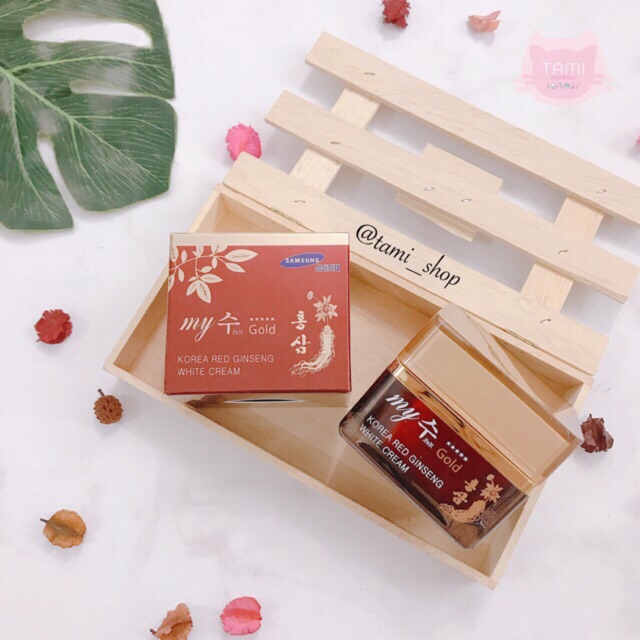 KEM HỒNG SÂM MY GOLD KOREA RED GINSENG WHITE CREAM