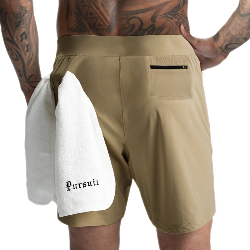 [ GYMEN ] Quần short thể thao nam  thoải mái  chạy bộ rộng rãi tập thể dục  quần bóng rổ  thoáng khí  nhanh khô  cỡ lớn  ngoài trời   huấn luyện  hút mồ hôi  quần ngắn đến đùi