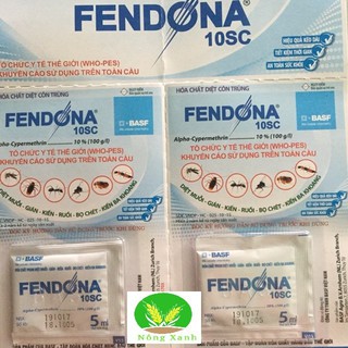 Thuốc muỗi - Fedona 10 SC Gói 5ml