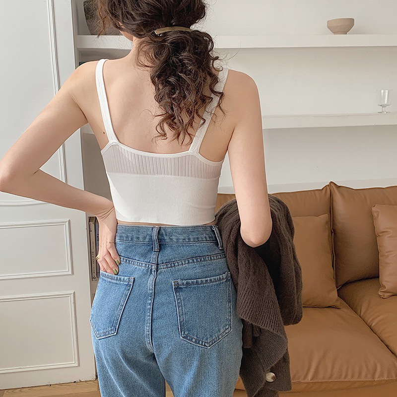 Áo Bra Nữ Dáng Lửng Chất Thun Kẻ Tăm Mềm Mịn Siêu Hot CT6