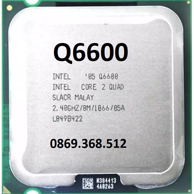 CPU Q6600 lắp main g31 g41 tặng kèm keo tản nhiệt