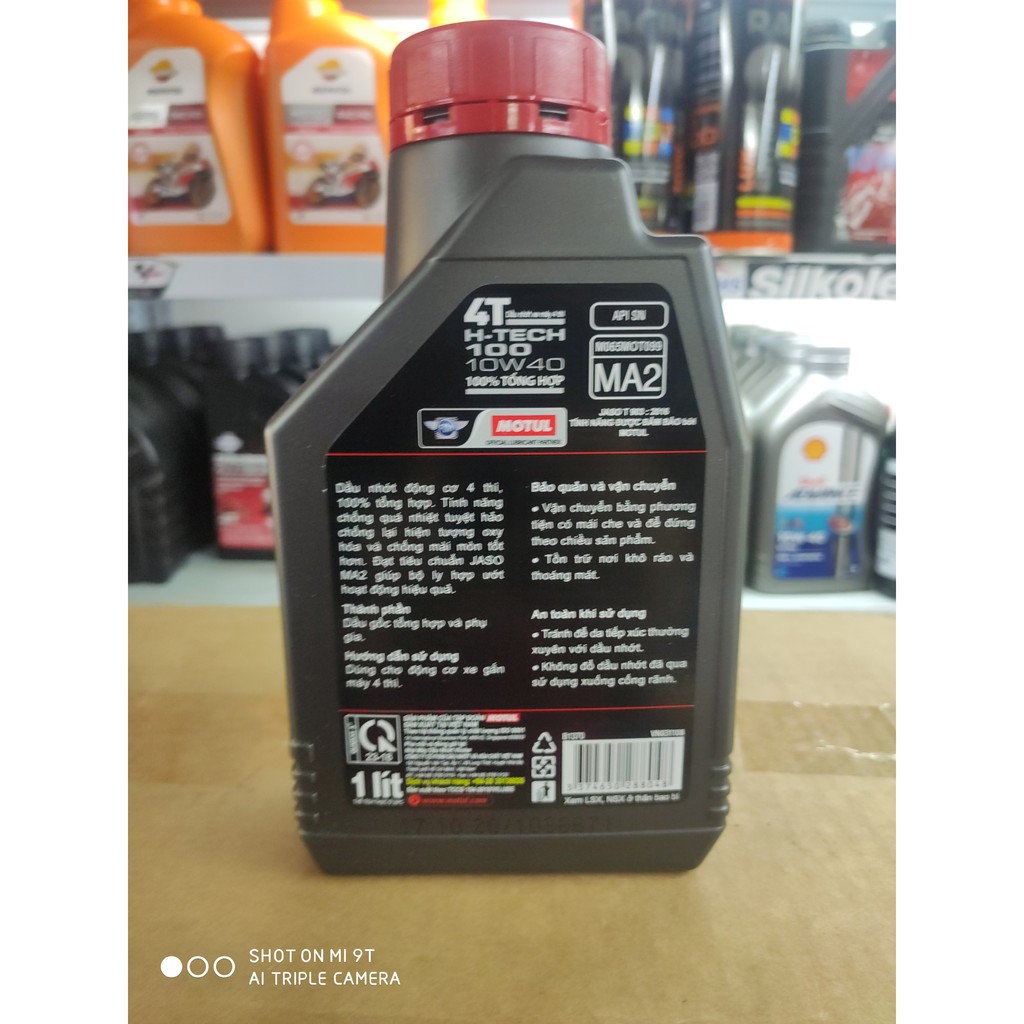 Nhớt Motul H-Tech 100 4T 10w40