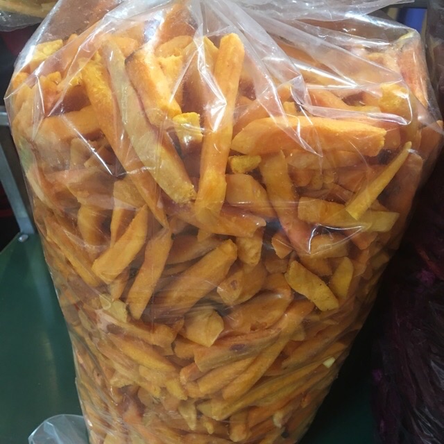 1KG KHOAI LANG VÀNG ĐÀ LẠT SẤY TỰ NHIÊN CAM KẾT GIÒN XỐP