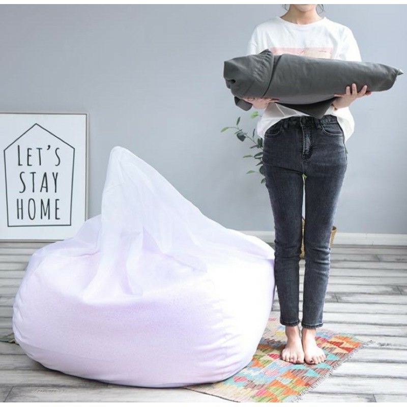 Ghế Sofa Lười Trong Nhà Mềm Mại Kích Thước S / M / L / XL Dành Cho Người Lớn Và Trẻ Em