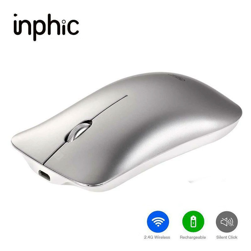 Chuột không dây Inphic PM9 có thể sạc lại dùng cho máy tính xách tay Macbook PC - Chính hãng | BigBuy360 - bigbuy360.vn