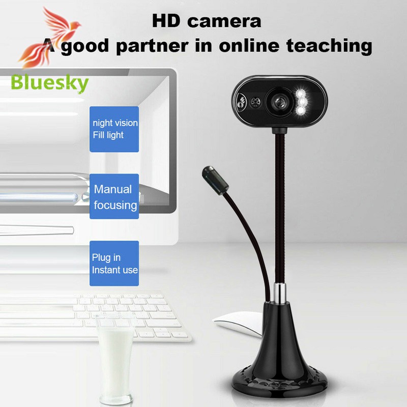 Webcam Hd Với Mic Hỗ Trợ Quay Đêm Cho Máy Tính | BigBuy360 - bigbuy360.vn