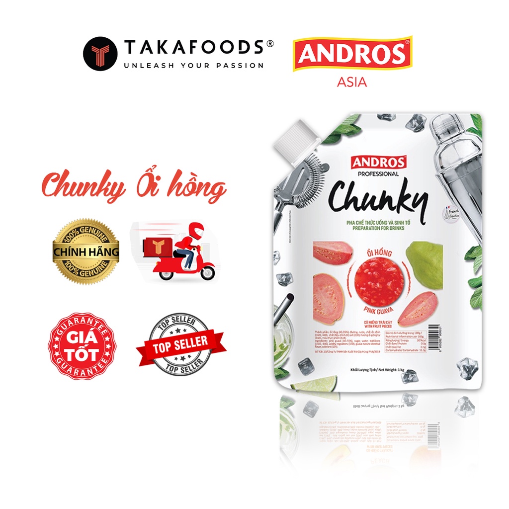 Mứt Trái Cây Chunky Ổi Hồng.Hàng công ty có sẵn giao ngay