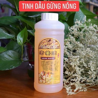 tinh dầu gừng nóng