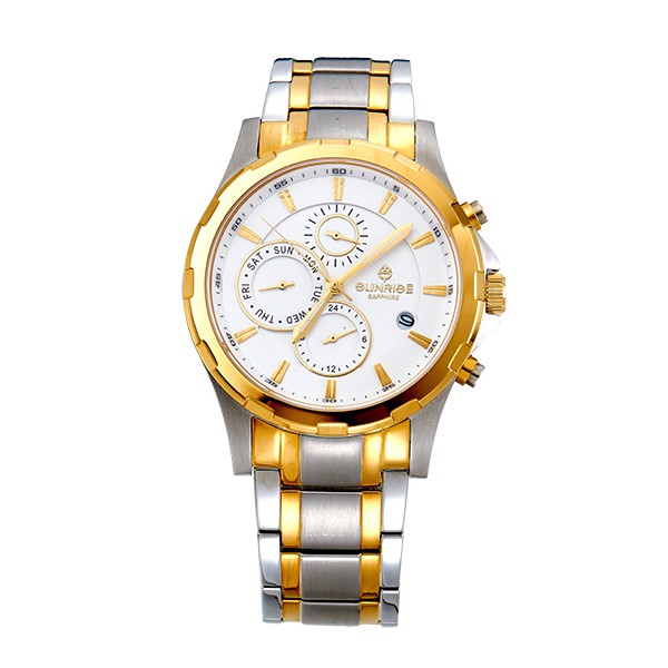 Đồng hồ Sunrise Nam chính hãng Nhật Bản DM759SWA.SG.T kính saphire chống trầy - bảo
