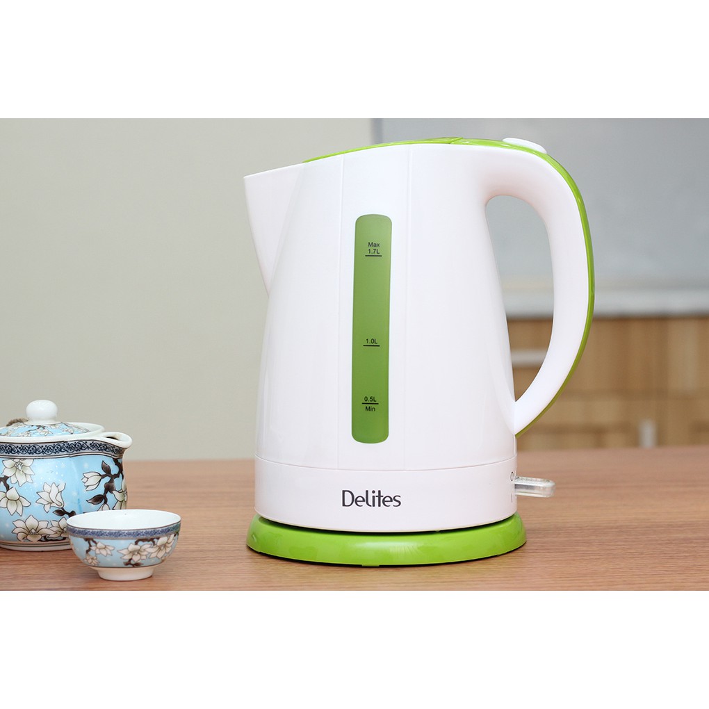 Bình đun siêu tốc Delites Xanh lá 1.7 lít