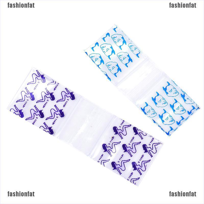 [Iron] 1.6*2/1.8*2.5/2.5*3/3*4cm 100pcs/bag random style block small ziplock bags