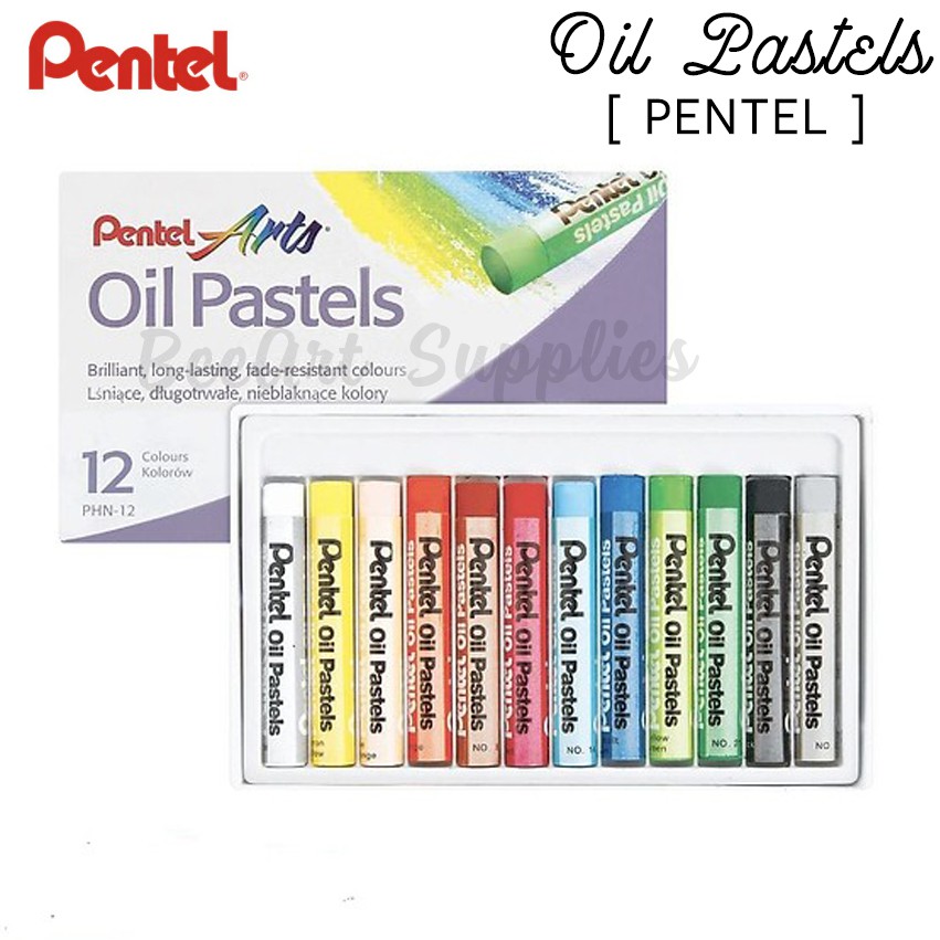 Màu sáp dầu PENTEL OIL PASTELS bộ màu sáp 12 25 36 50 mầu