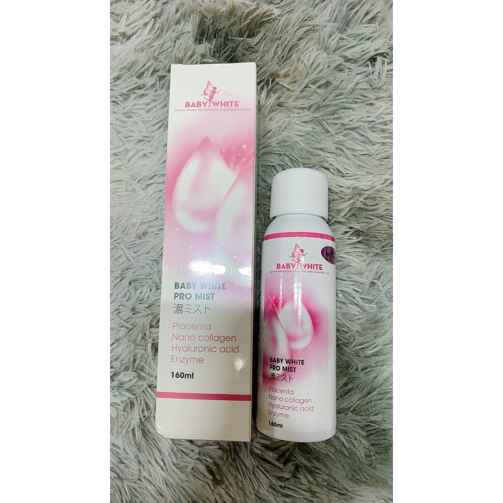 Xịt khoáng Baby White Pro Mist